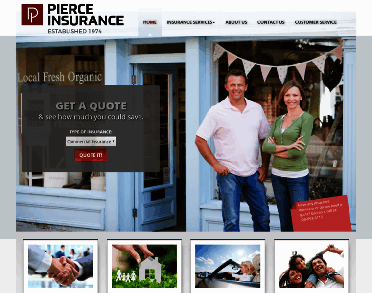 Pierceinsurance.com thumbnail