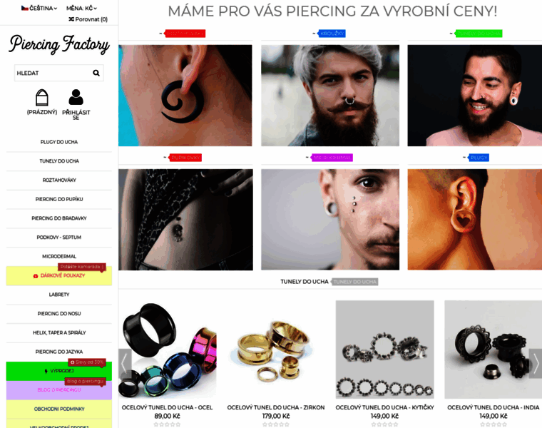 Piercing-factory.cz thumbnail
