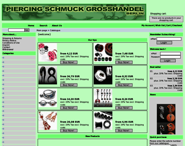 Piercing-schmuck-grosshandel.de thumbnail