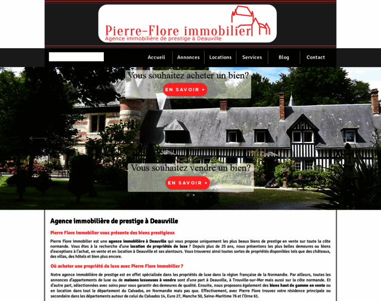 Pierre-flore-immobilier.com thumbnail