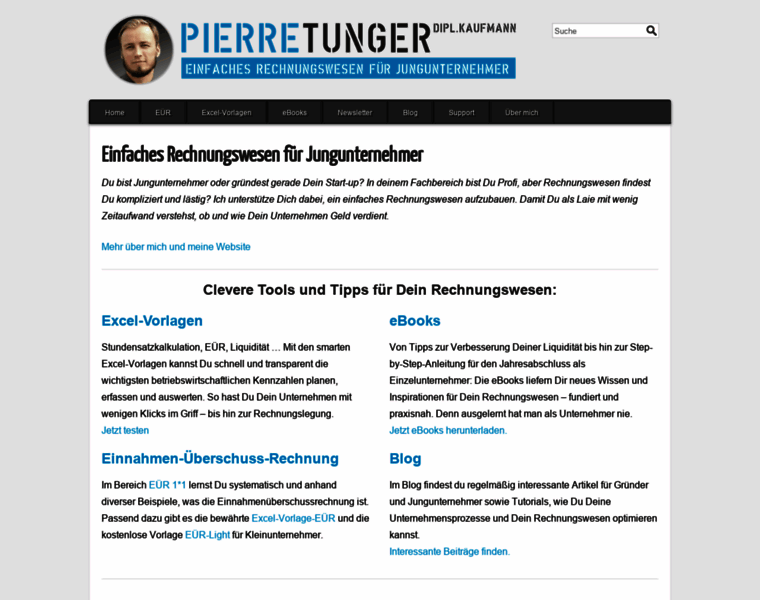 Pierretunger.com thumbnail