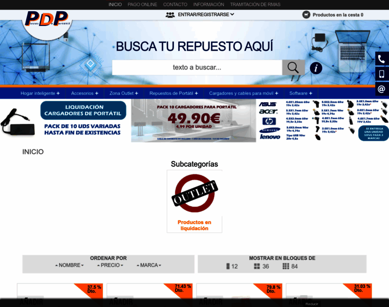 Piezasdeportatil.es thumbnail