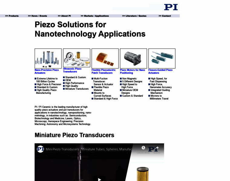 Piezo-nanotechnology.com thumbnail