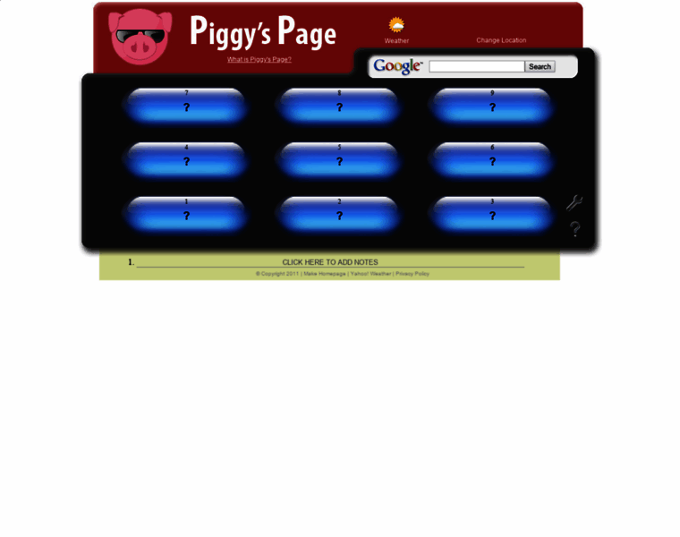 Piggyspage.com thumbnail