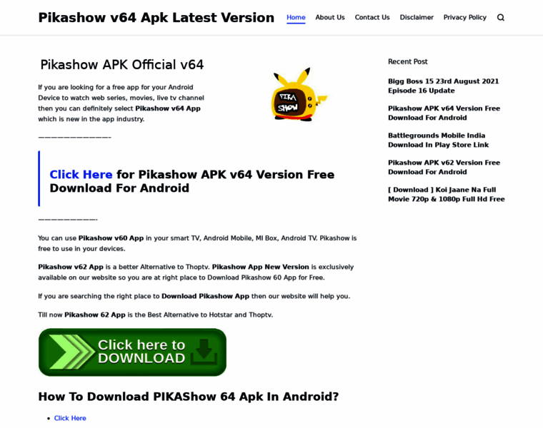 Pikashow.info thumbnail