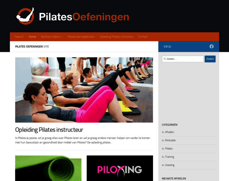 Pilatesoefeningen.nl thumbnail