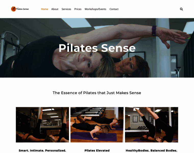 Pilatessense.com thumbnail