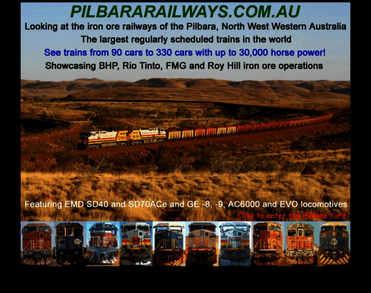 Pilbararailways.com.au thumbnail