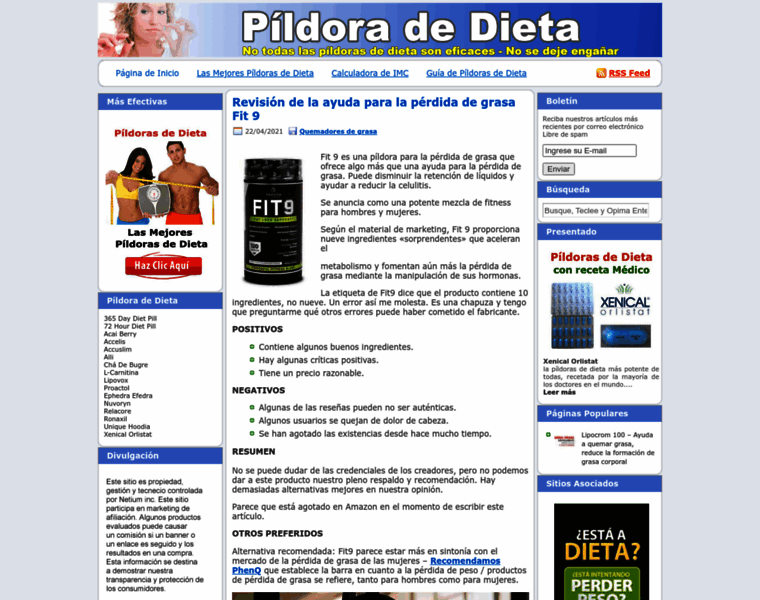 Pildoradedieta.com thumbnail
