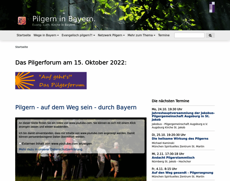 Pilgern-bayern.de thumbnail