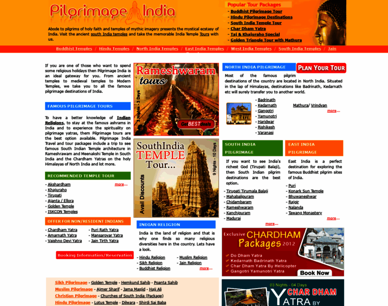 Pilgrimage-india.com thumbnail