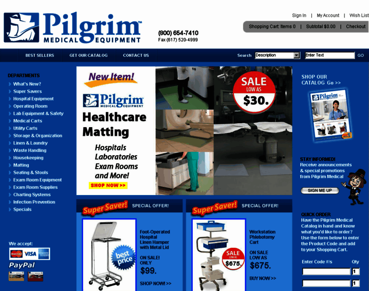 Pilgrimmedical.com thumbnail
