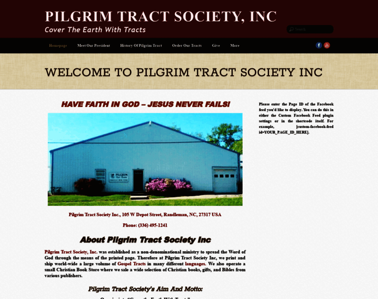 Pilgrimtract.org thumbnail