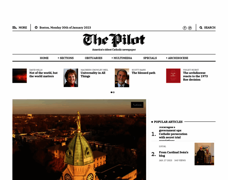 Pilotcatholicnews.com thumbnail