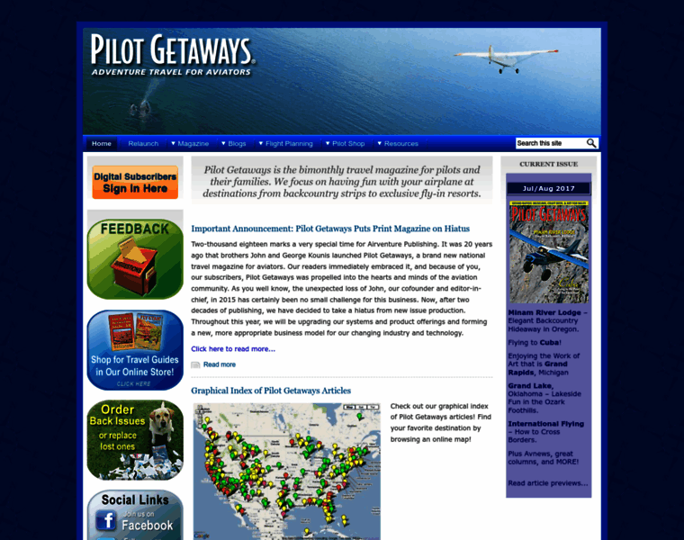 Pilotgetaways.com thumbnail
