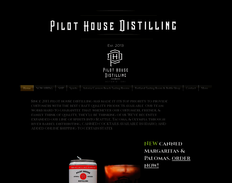 Pilothousedistilling.com thumbnail