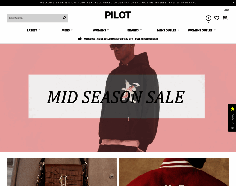 Pilotnetclothing.com thumbnail
