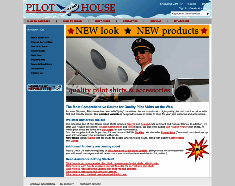Pilotshirts.com thumbnail
