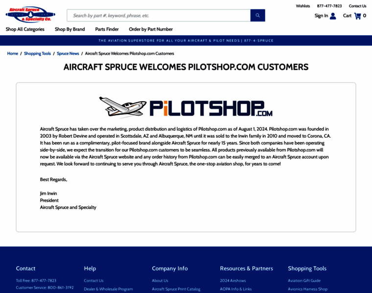 Pilotshop.com thumbnail