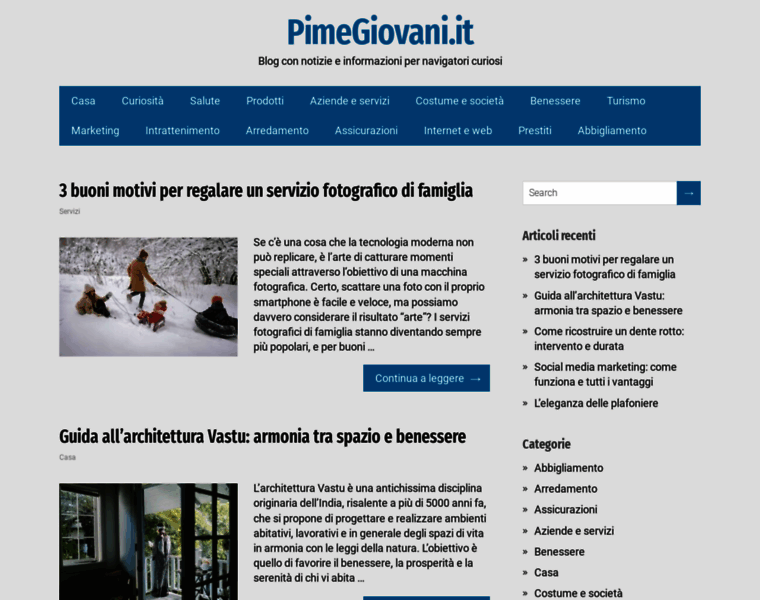 Pimegiovani.it thumbnail