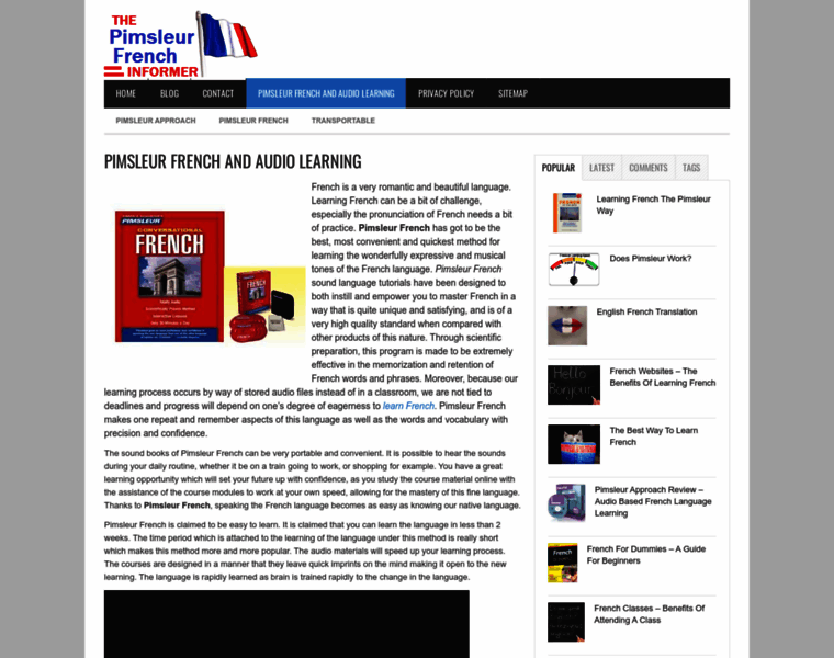 Pimsleurfrench.org thumbnail
