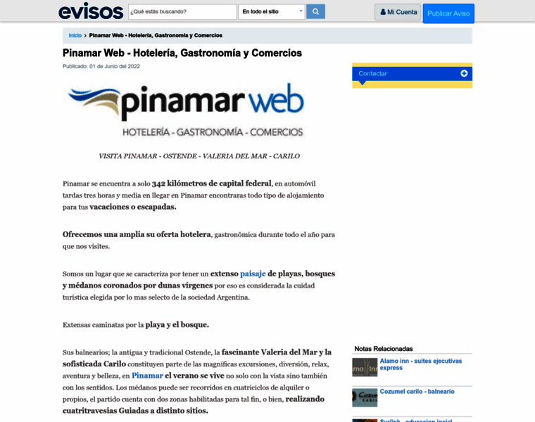 Pinamarweb.com.ar thumbnail