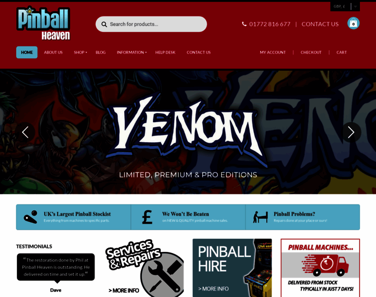 Pinballheaven.co.uk thumbnail Pinballheaven.co.uk thumbnail