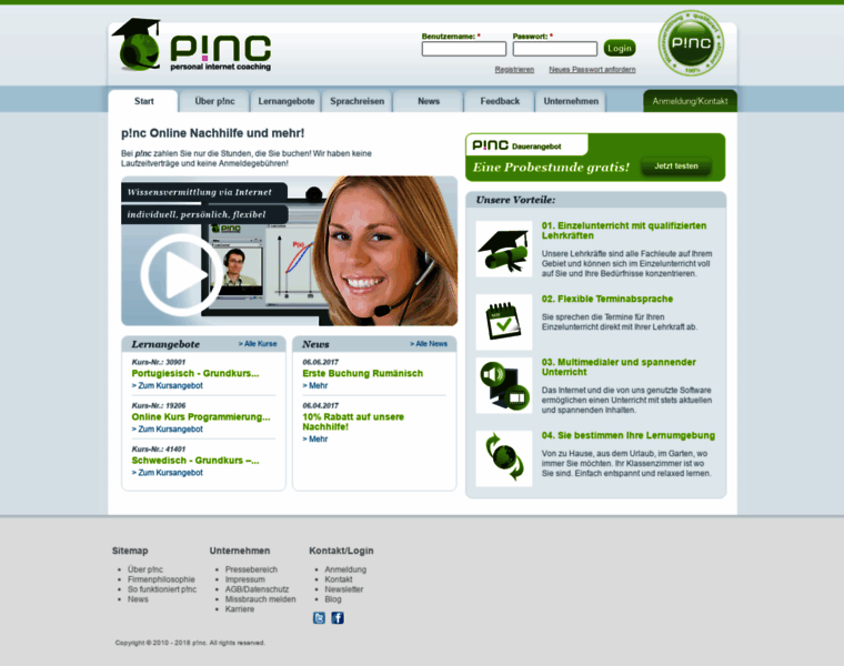 Pinc-web.de thumbnail