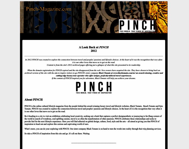 Pinch-magazine.com thumbnail