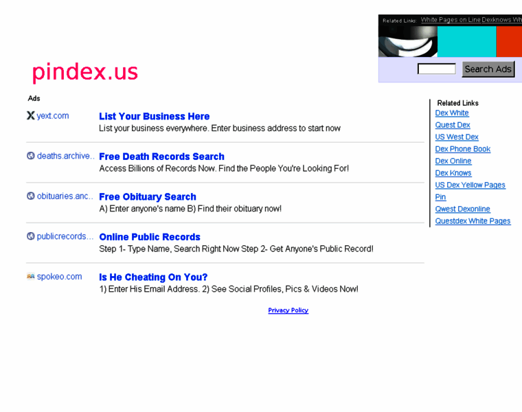 Pindex.us thumbnail
