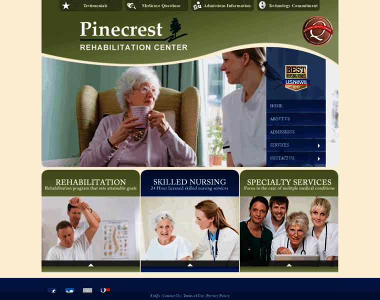 Pinecrest-rehab.com thumbnail