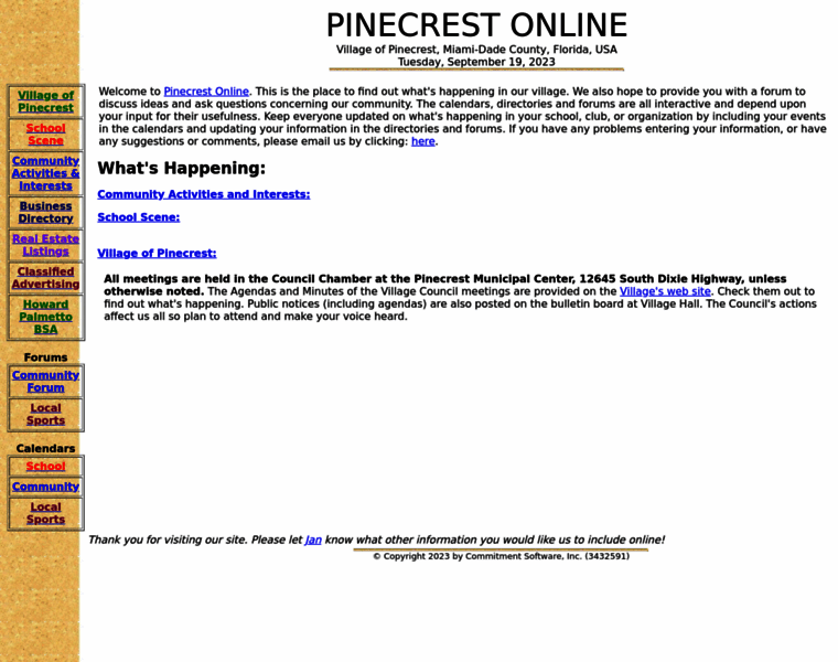 Pinecrest.com thumbnail