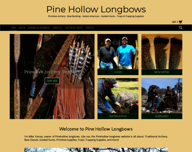 Pinehollowlongbows.com thumbnail