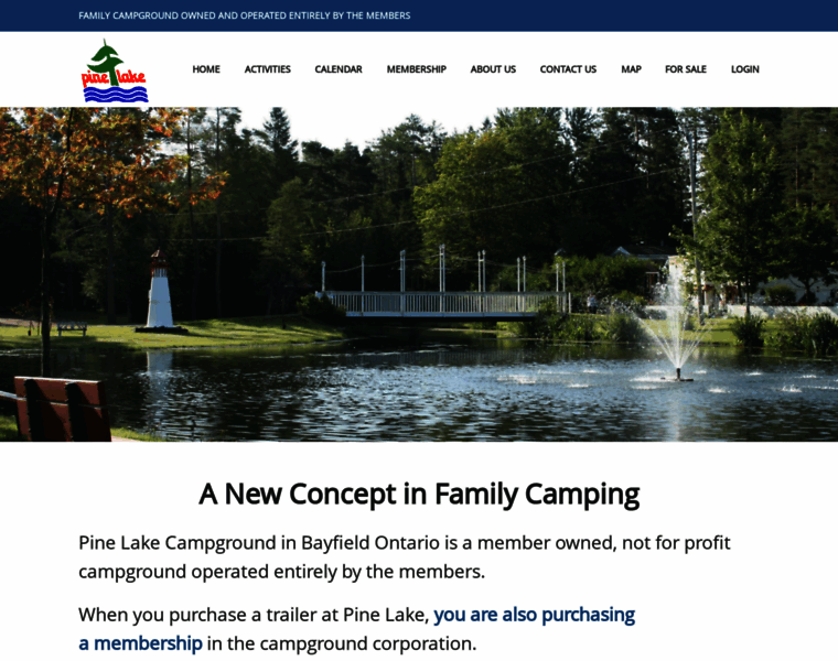 Pinelake-campground.com thumbnail