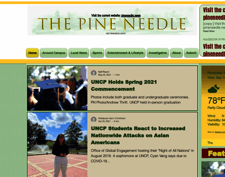Pineneedlenews.com thumbnail