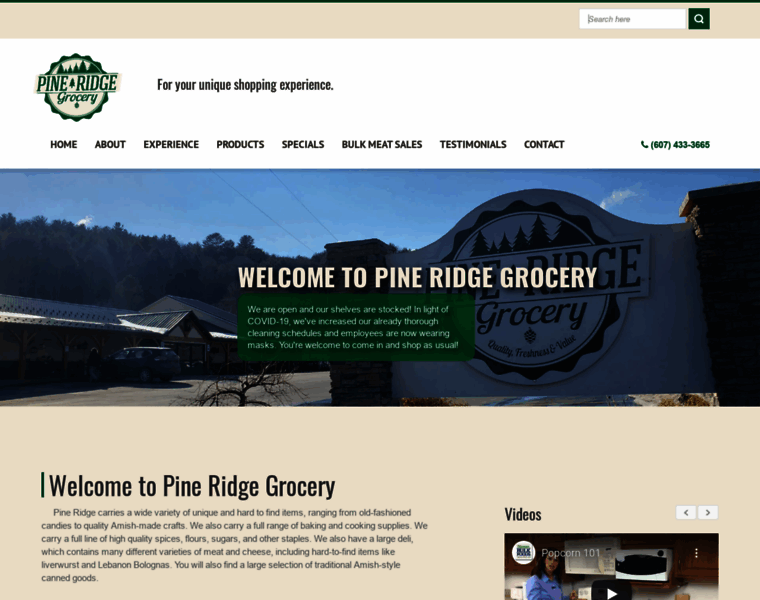 Pineridgegrocery.com thumbnail