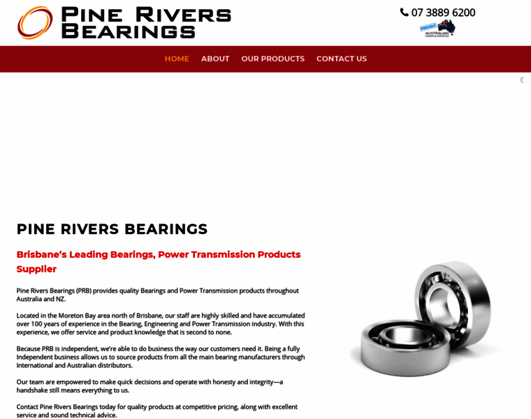 Pineriversbearings.com.au thumbnail