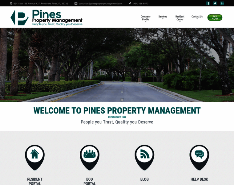 Pinespropertymanagement.com thumbnail