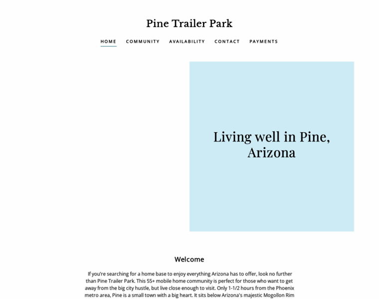 Pinetrailerpark.com thumbnail