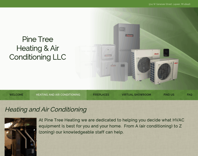 Pinetreeheating.com thumbnail