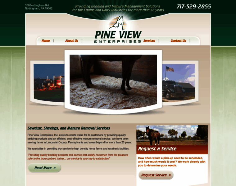 Pineviewtrucking.com thumbnail