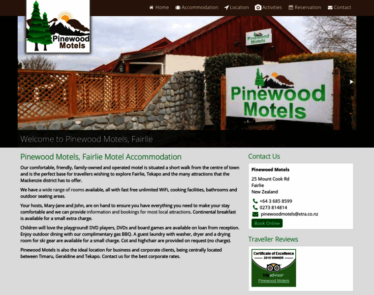 Pinewoodmotels.co.nz thumbnail