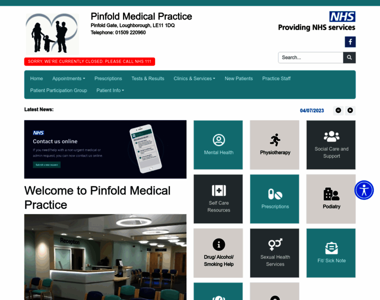 Pinfoldmedicalpractice.co.uk thumbnail