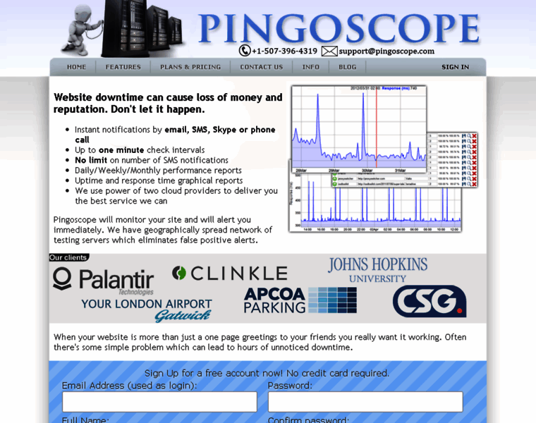Pingoscope.com thumbnail