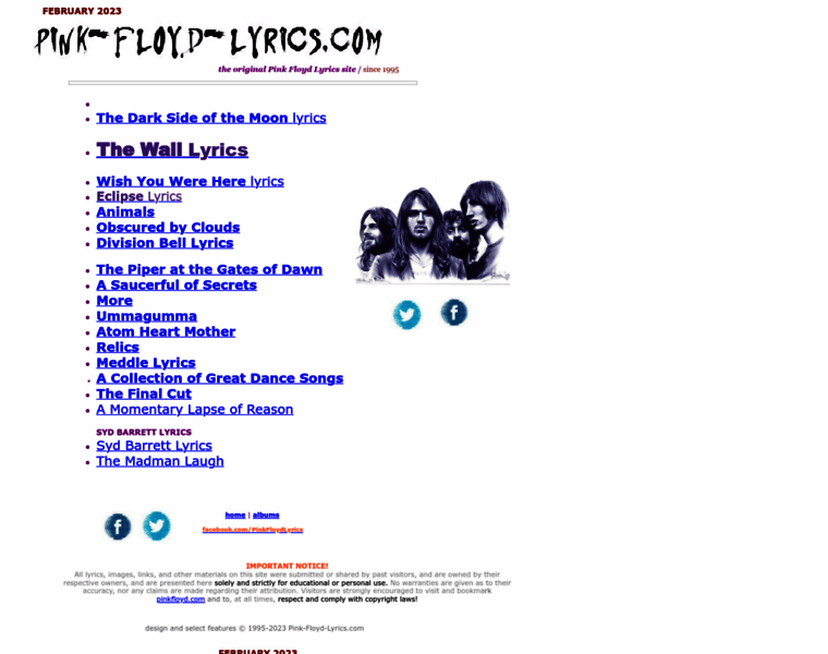 Pink-floyd-lyrics.com thumbnail