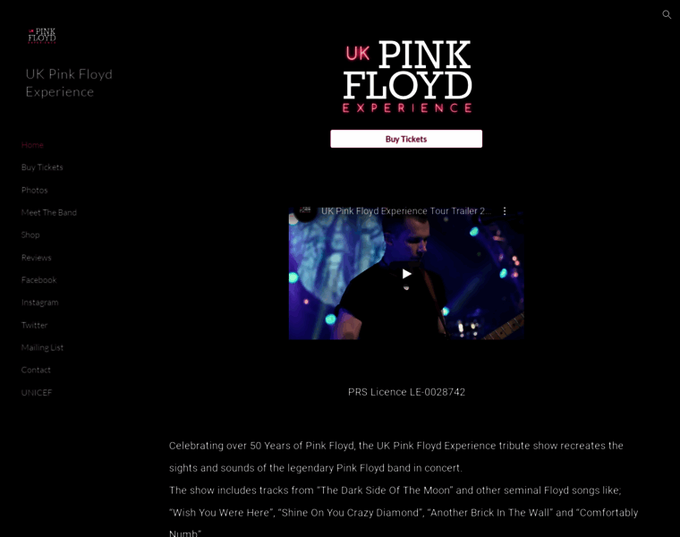 Pinkfloydexperience.co.uk thumbnail