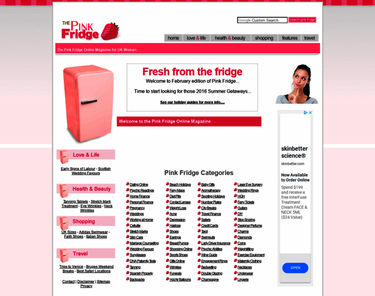 Pinkfridge.com thumbnail