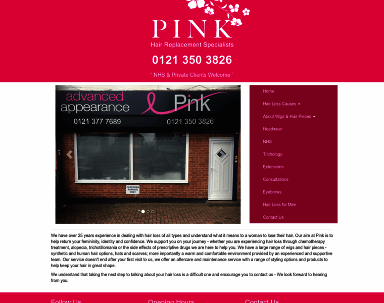 Pinkhairsolutions.co.uk thumbnail