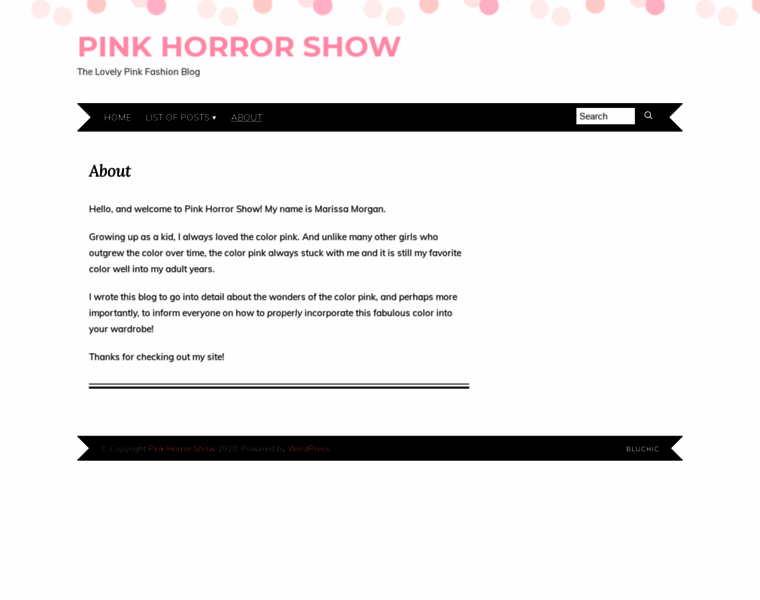 Pinkhorrorshow.com thumbnail