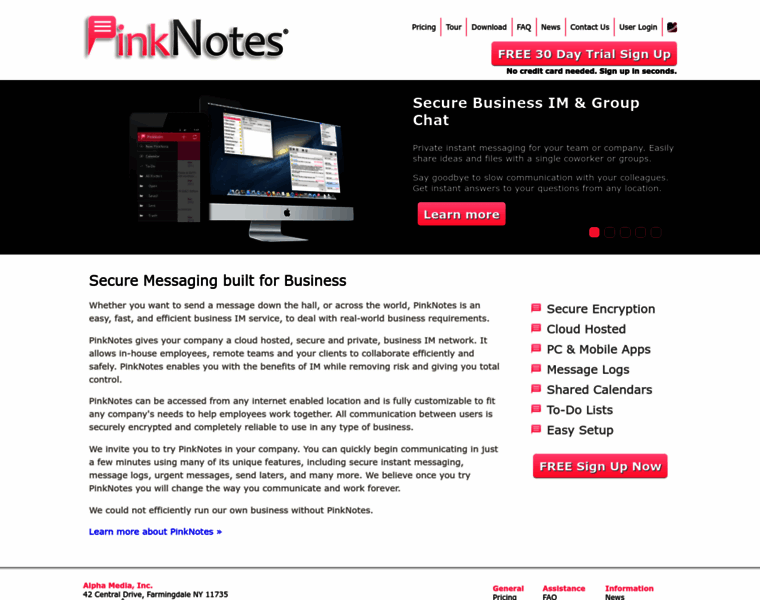 Pinknotes.com thumbnail